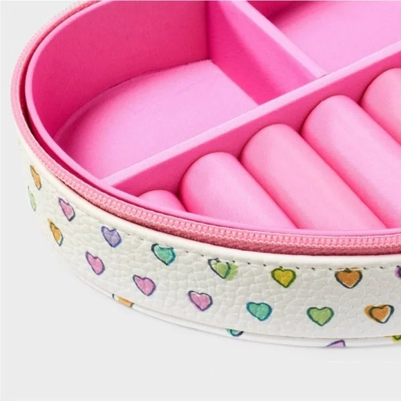 Roller rabbit x target Jewelry case box disco hearts NWT - Picture 3 of 3